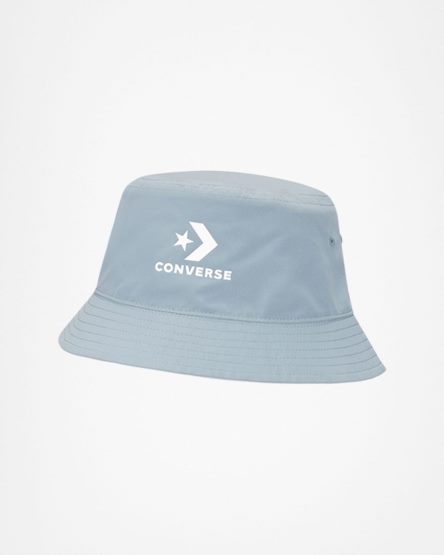 Women's Converse Star Chevron Logo Reversible Bucket Hats White | AU 98E10A